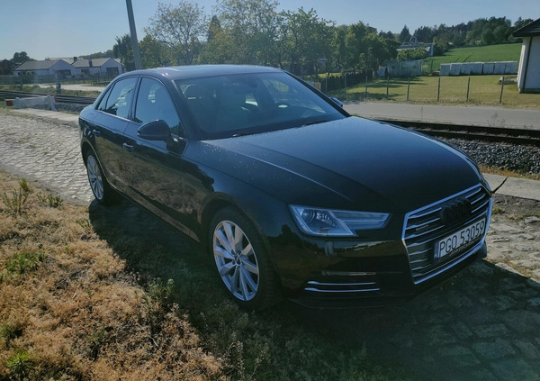 Audi A4 cena 83999 przebieg: 124000, rok produkcji 2016 z Wielichowo małe 121